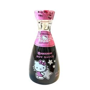 Sealed Hello Kitty Sanrio Kikkoman Soy Sauce Bottle-2025 Edition 5oz